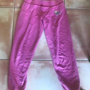 Pink sweatpants